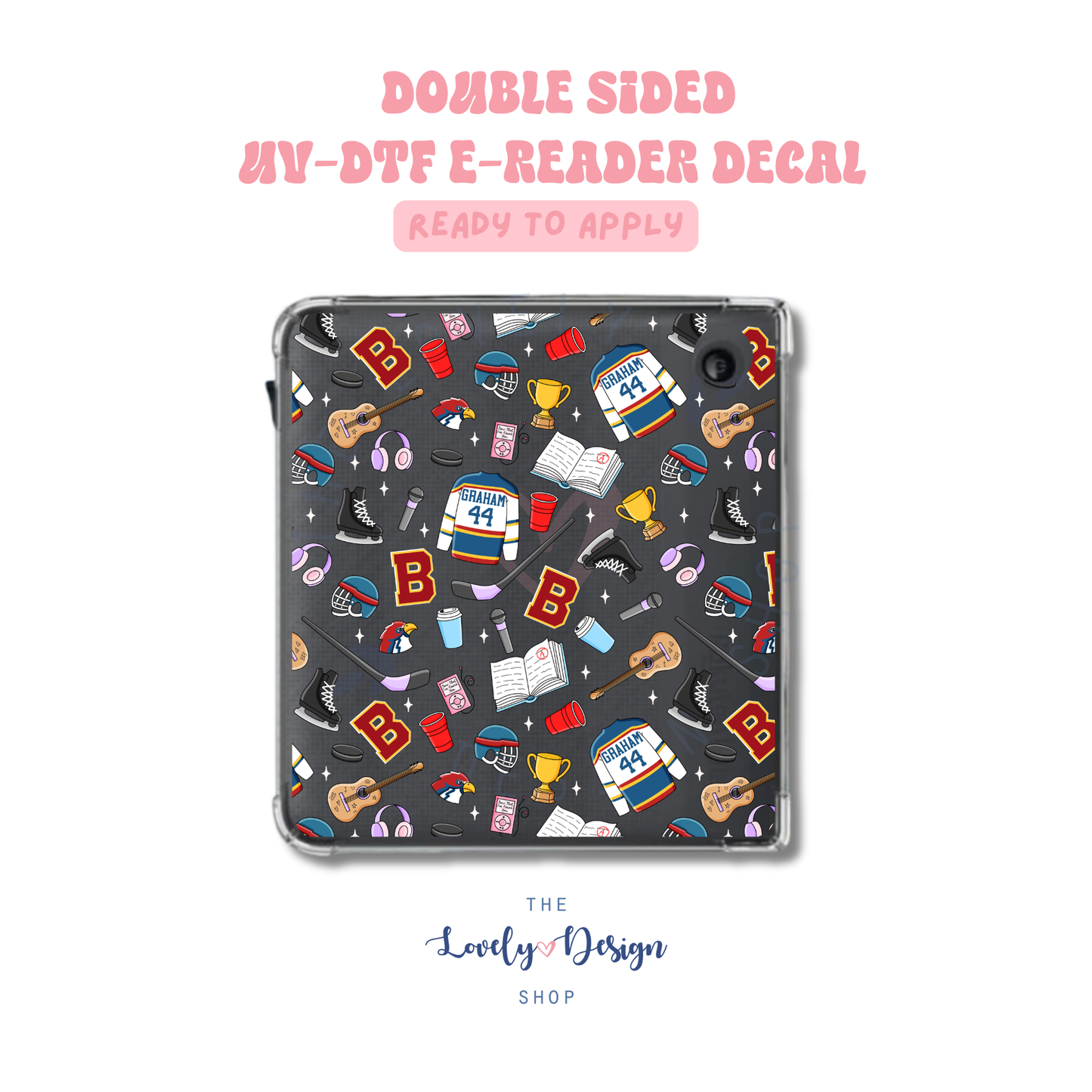 Campus Life 4 - UV DTF E-Reader Decal - July 24