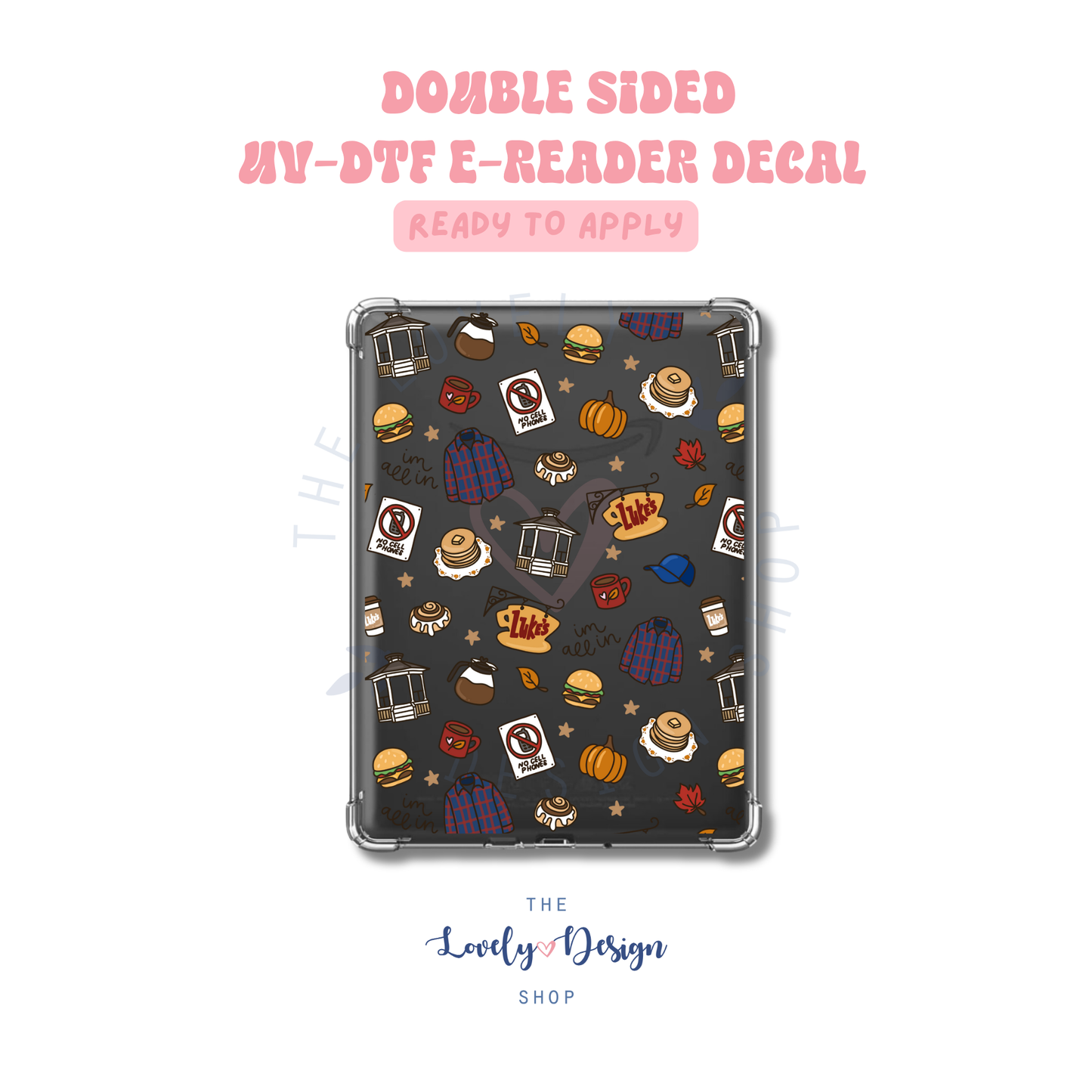 Lukes - GG Show - UV DTF E-Reader Decal - Aug 8