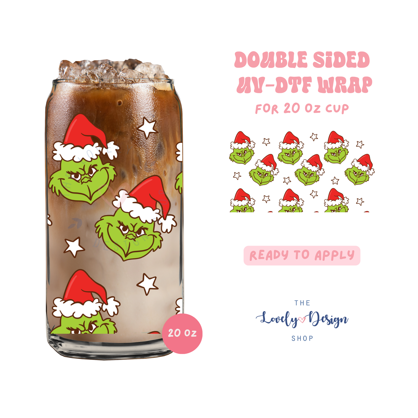 Mean One - UV DTF 20 oz Libbey Cup Wrap - Sep 15