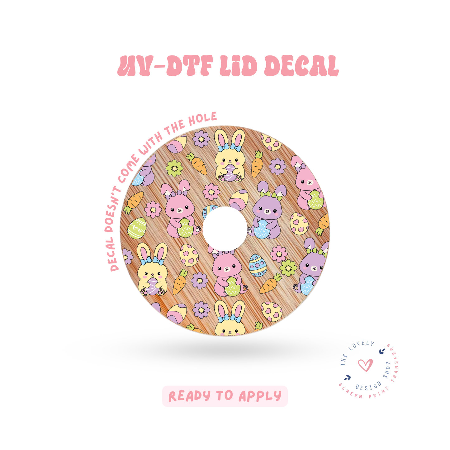 Easter Bunnies - UV DTF Bookmark Decal - Feb 12