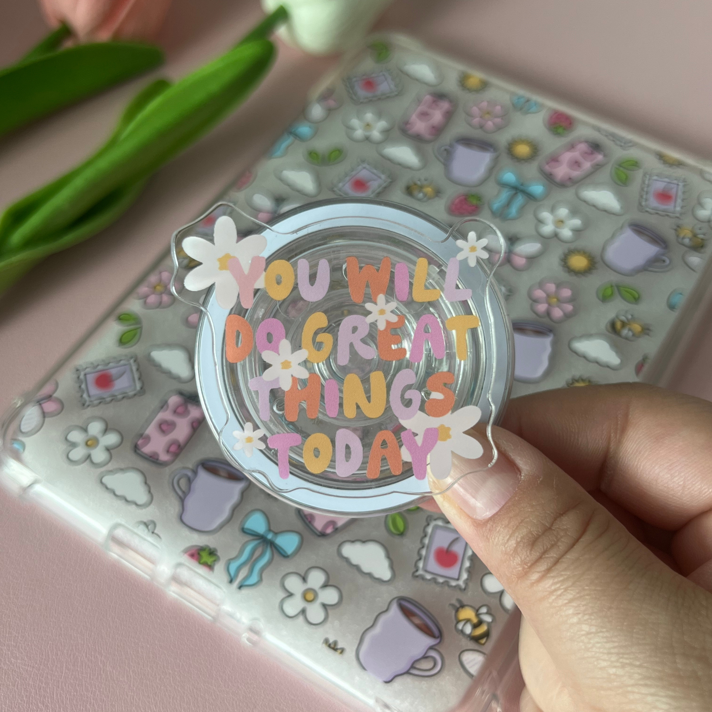 You Will Do Great Things Today - Acrylic MagSafe Grip (Pack of 3)