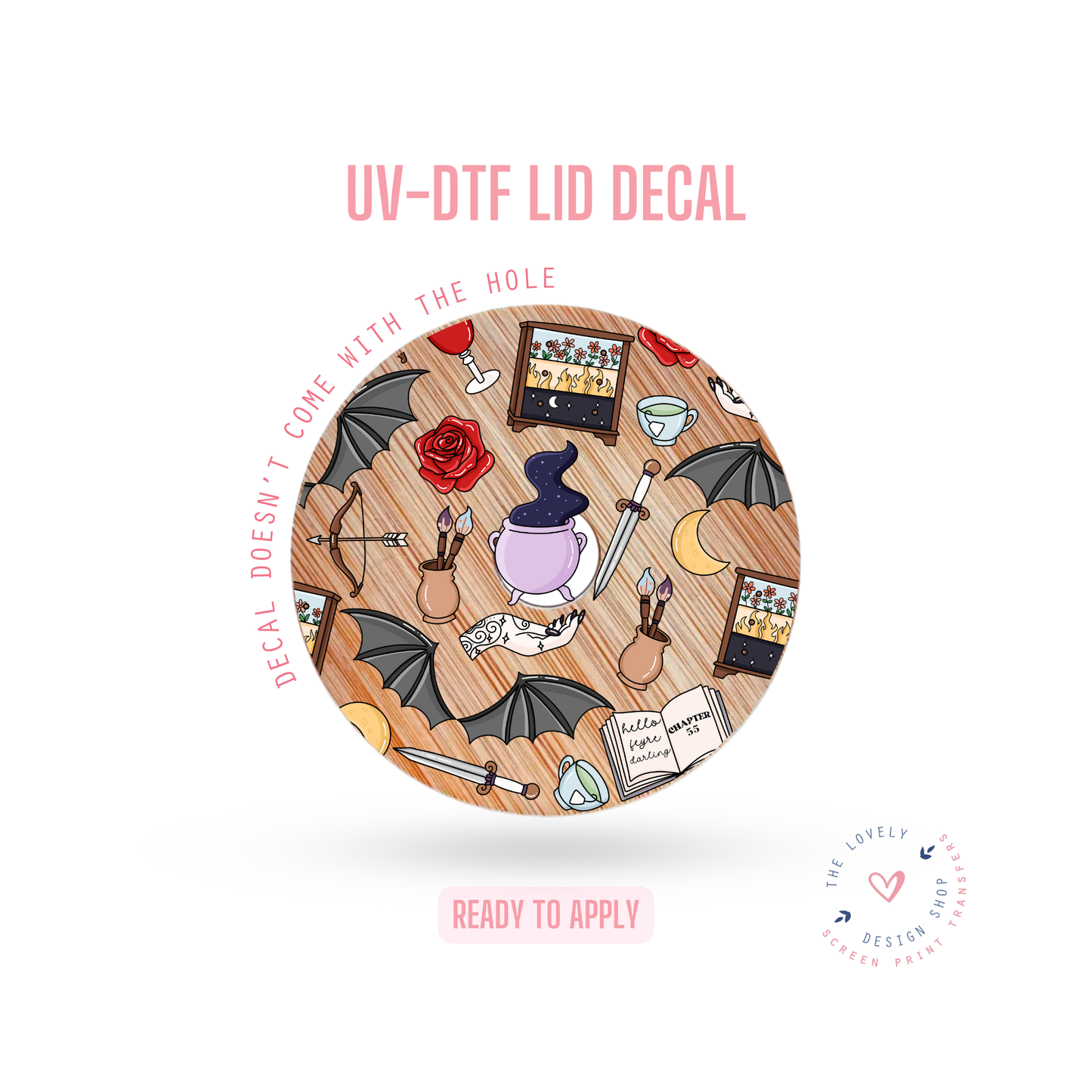 Acotar - UV DTF Lid Decal - Jan 14
