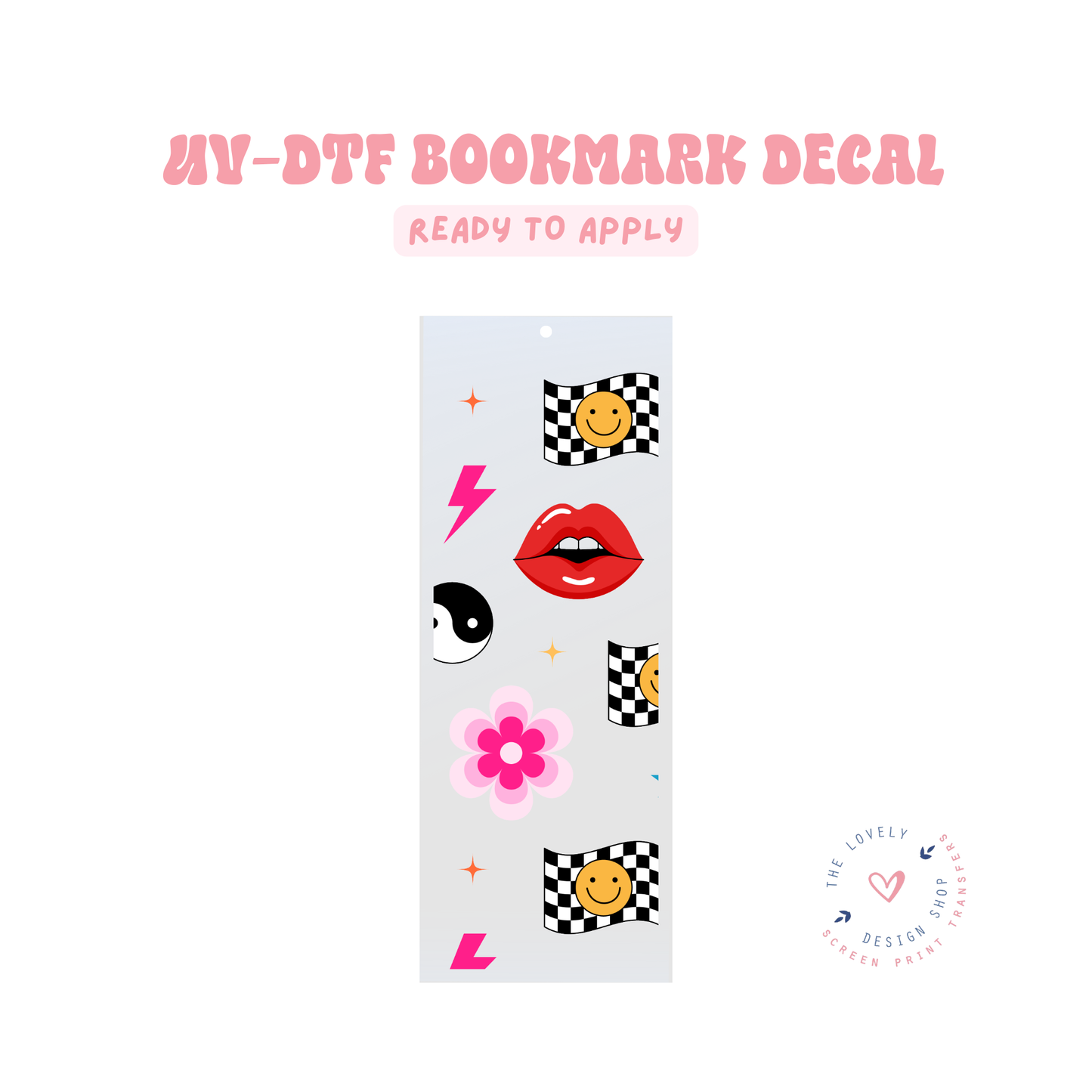 Retro Things - UV DTF Bookmark Decal - Feb 24