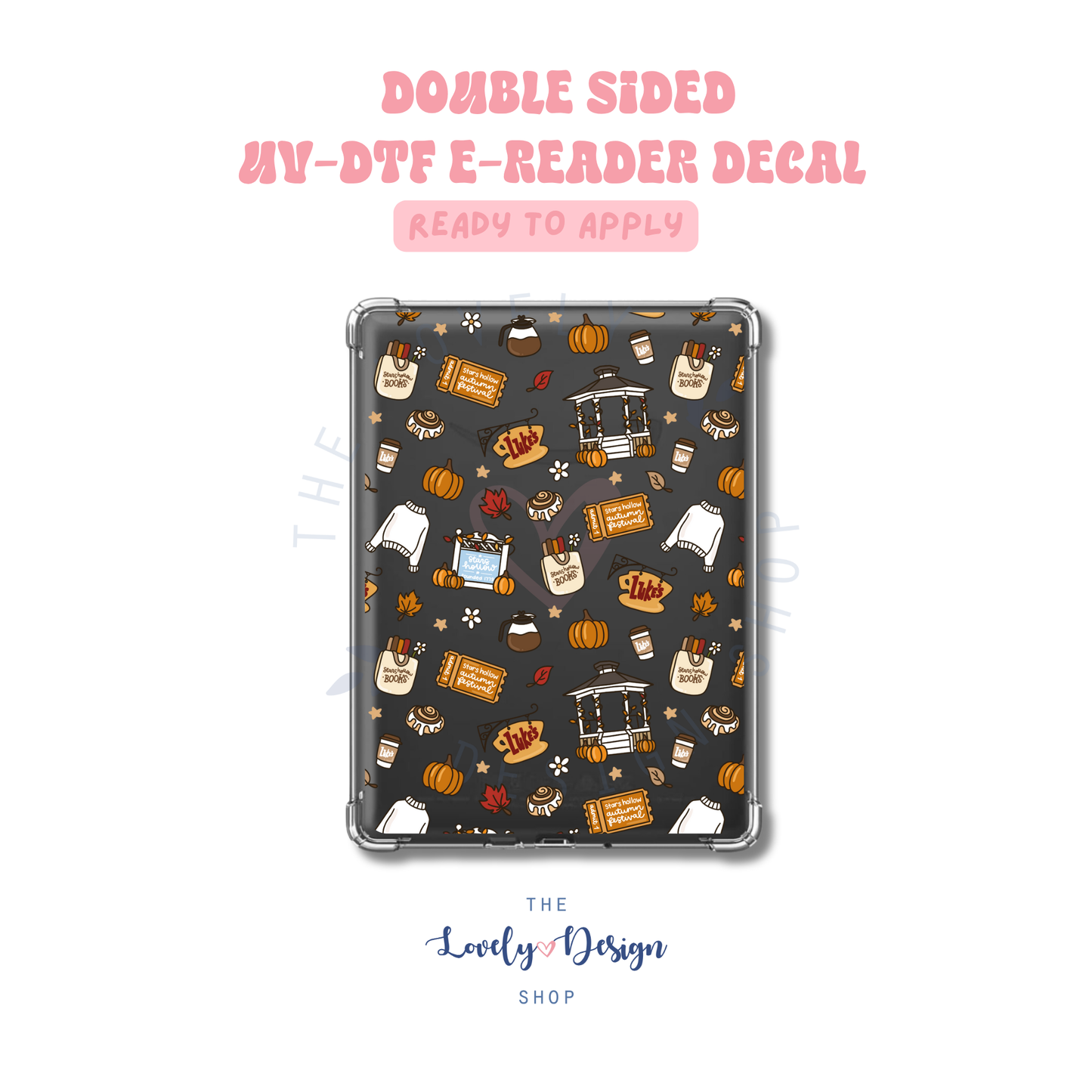 GG Show Autumn Festival - UV DTF E-Reader Decal - Aug 8