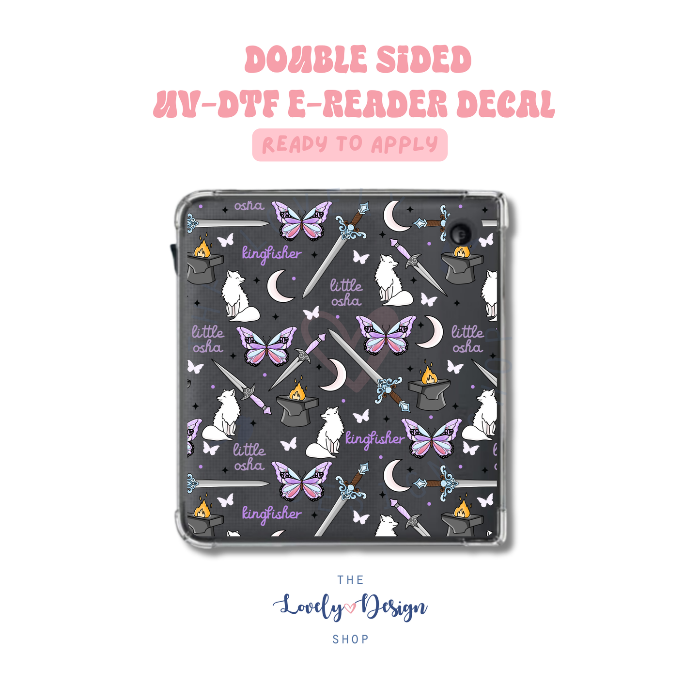 Quicksilver - UV DTF E-Reader Decal - Aug 8