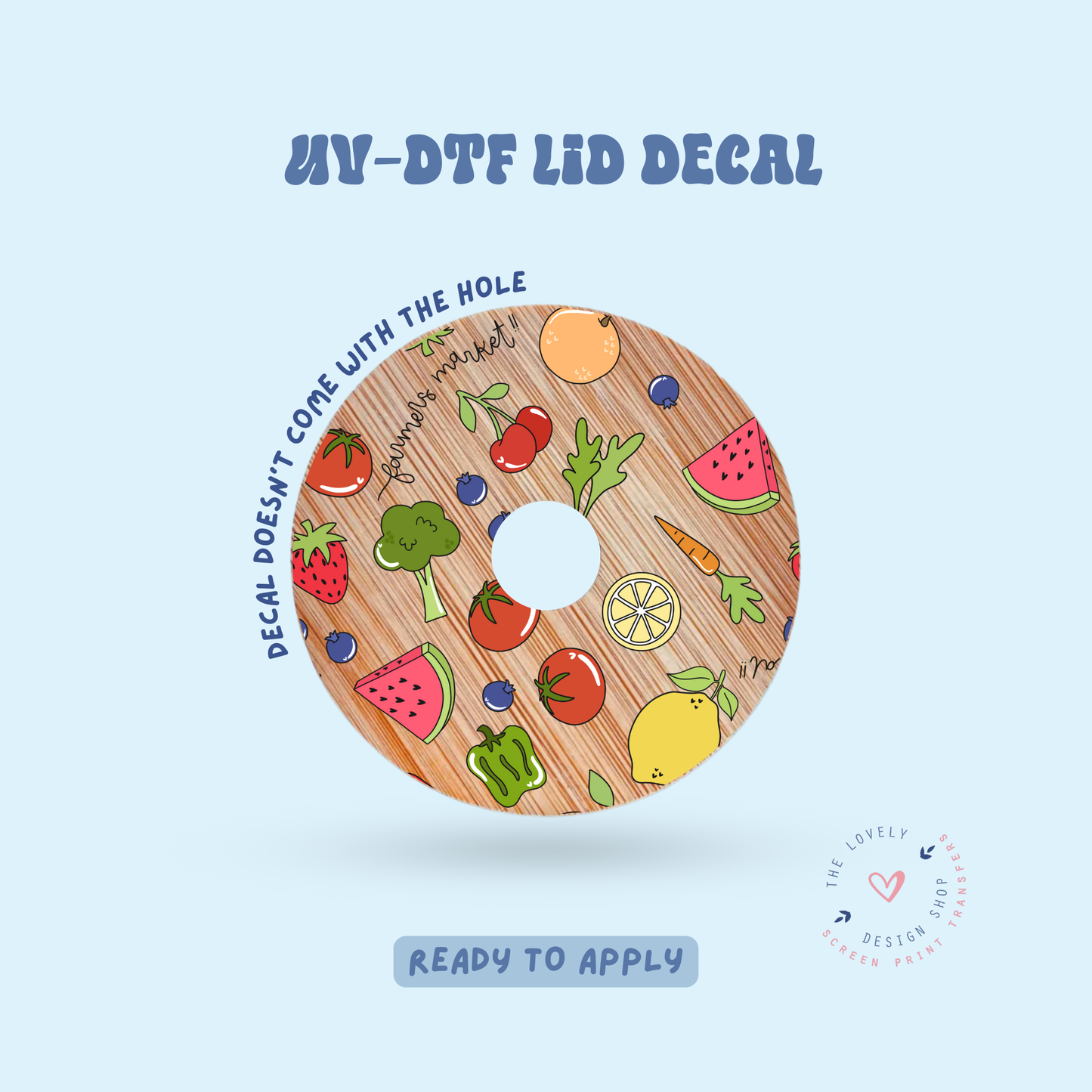Farmers Market - UV DTF Lid Decal - Jan 27