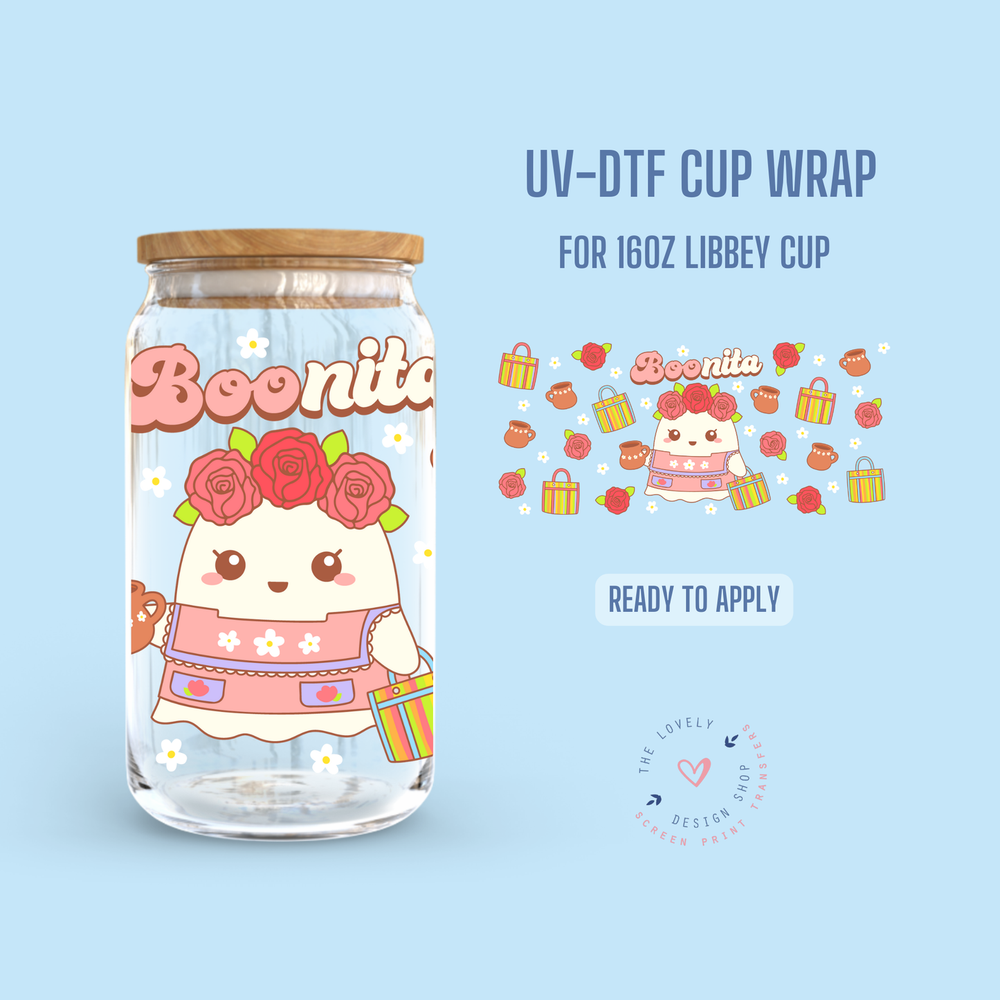 Boonita - UV DTF 16 oz Libbey Cup Wrap - Jul 22