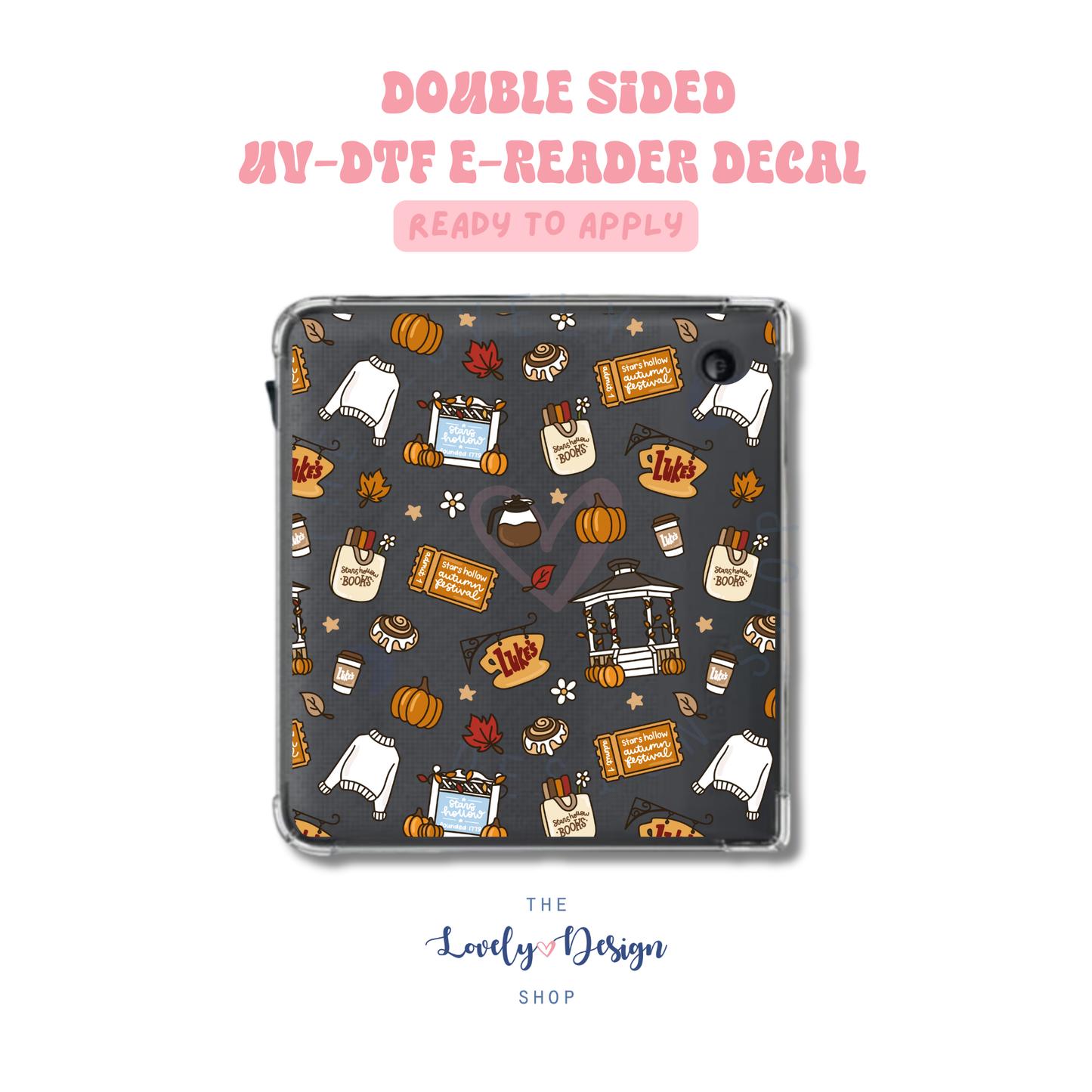 GG Show Autumn Festival - UV DTF E-Reader Decal - Aug 8
