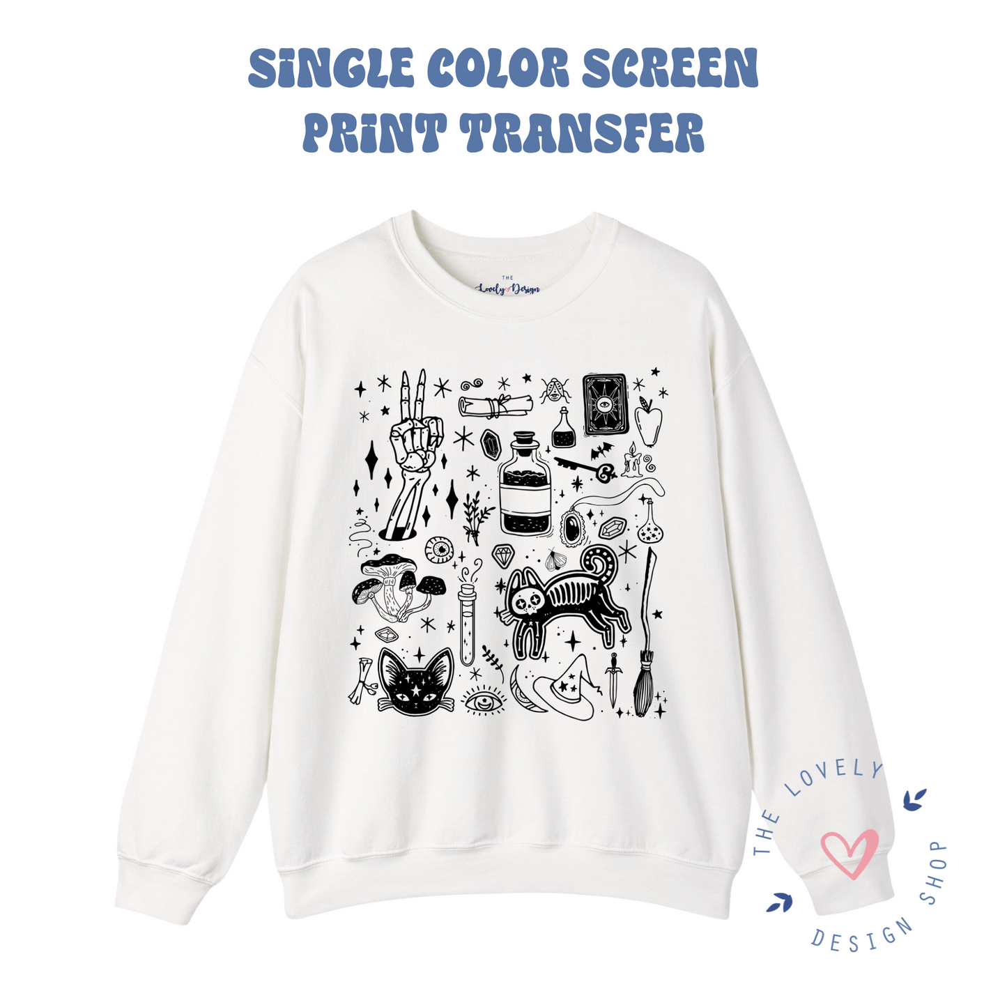 Potion Doodles - Screen Print Transfer (RTS)