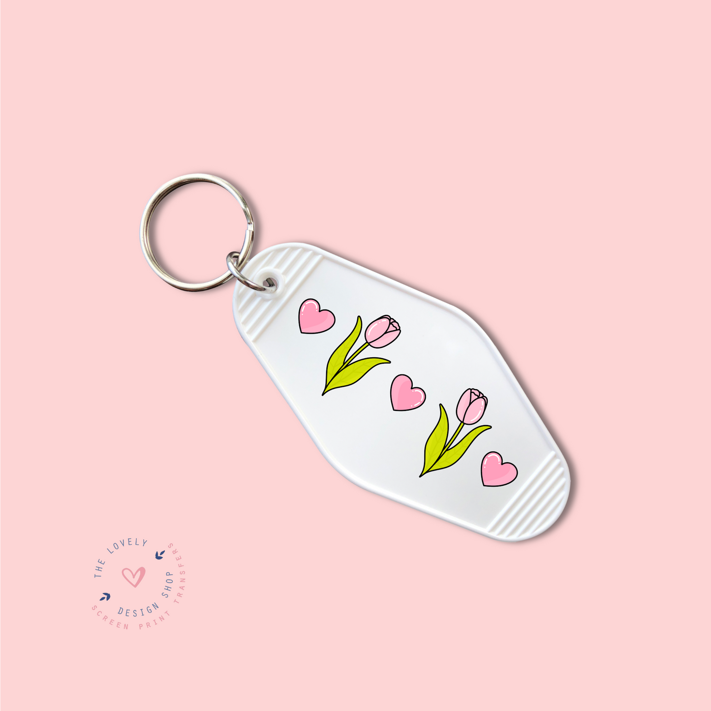 Soft Tulip - Keychain UV DTF Decal - Dec 23