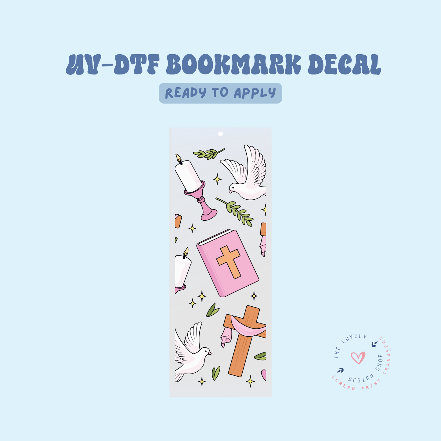 Jesus Girl - UV DTF Bookmark Decal - Feb 19