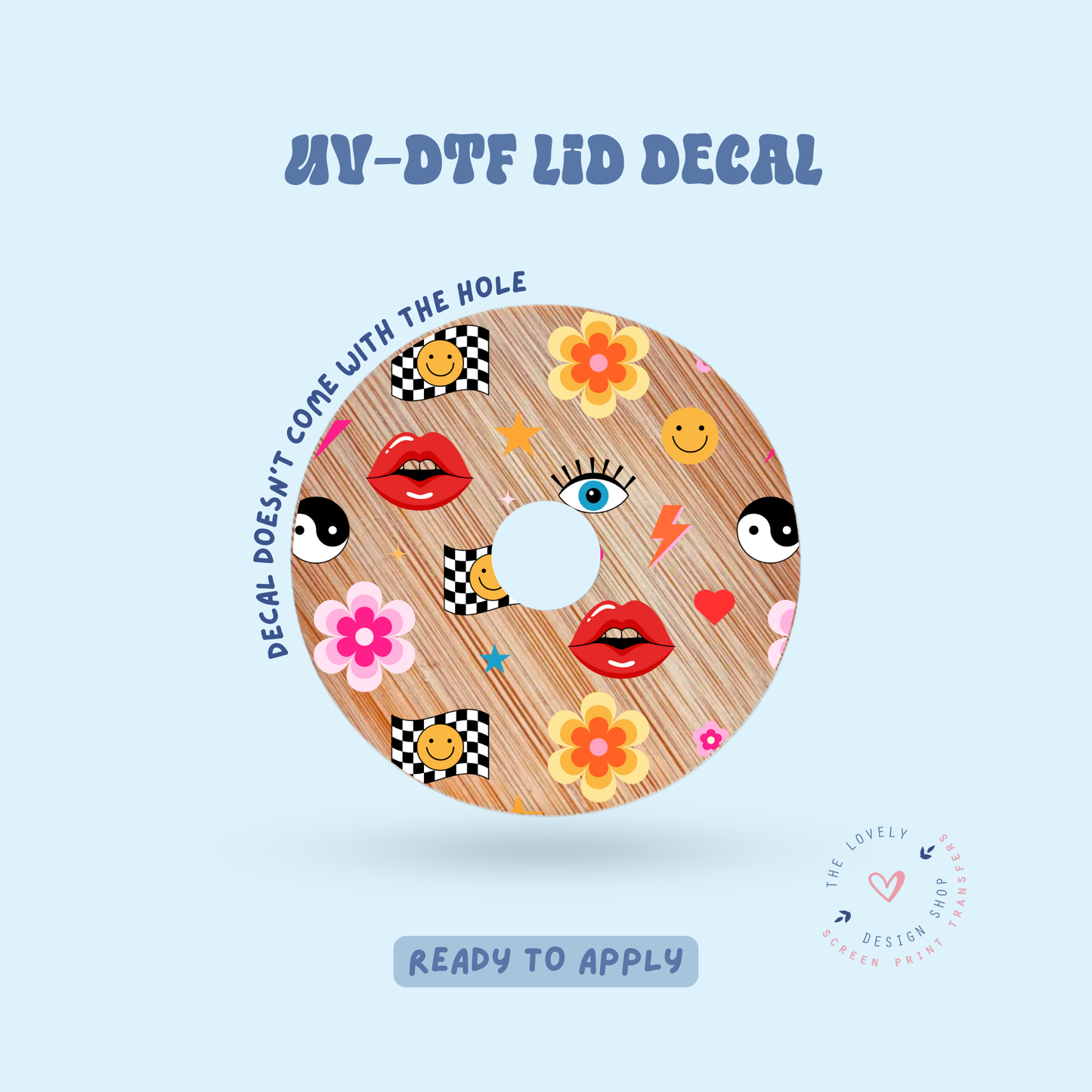 Retro Things - UV DTF Lid Decal - Feb 24