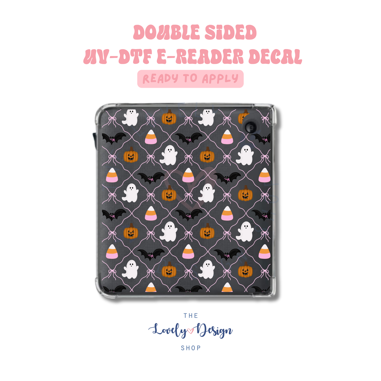 Spooky - UV DTF E-Reader Decal - Aug 8