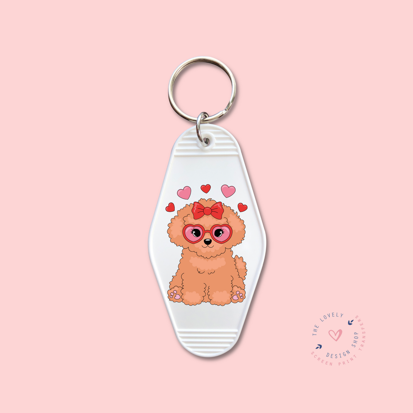 Puppy Love - Keychain UV DTF Decal - Jan 14