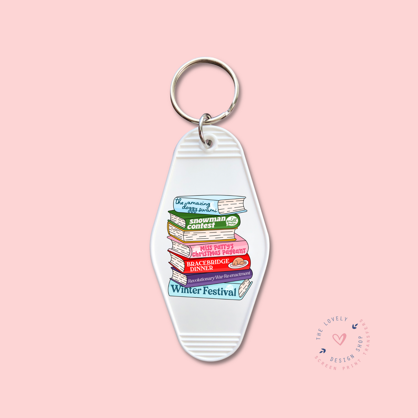 GG Show Winter Books - Keychain UV DTF Decal - Nov 18