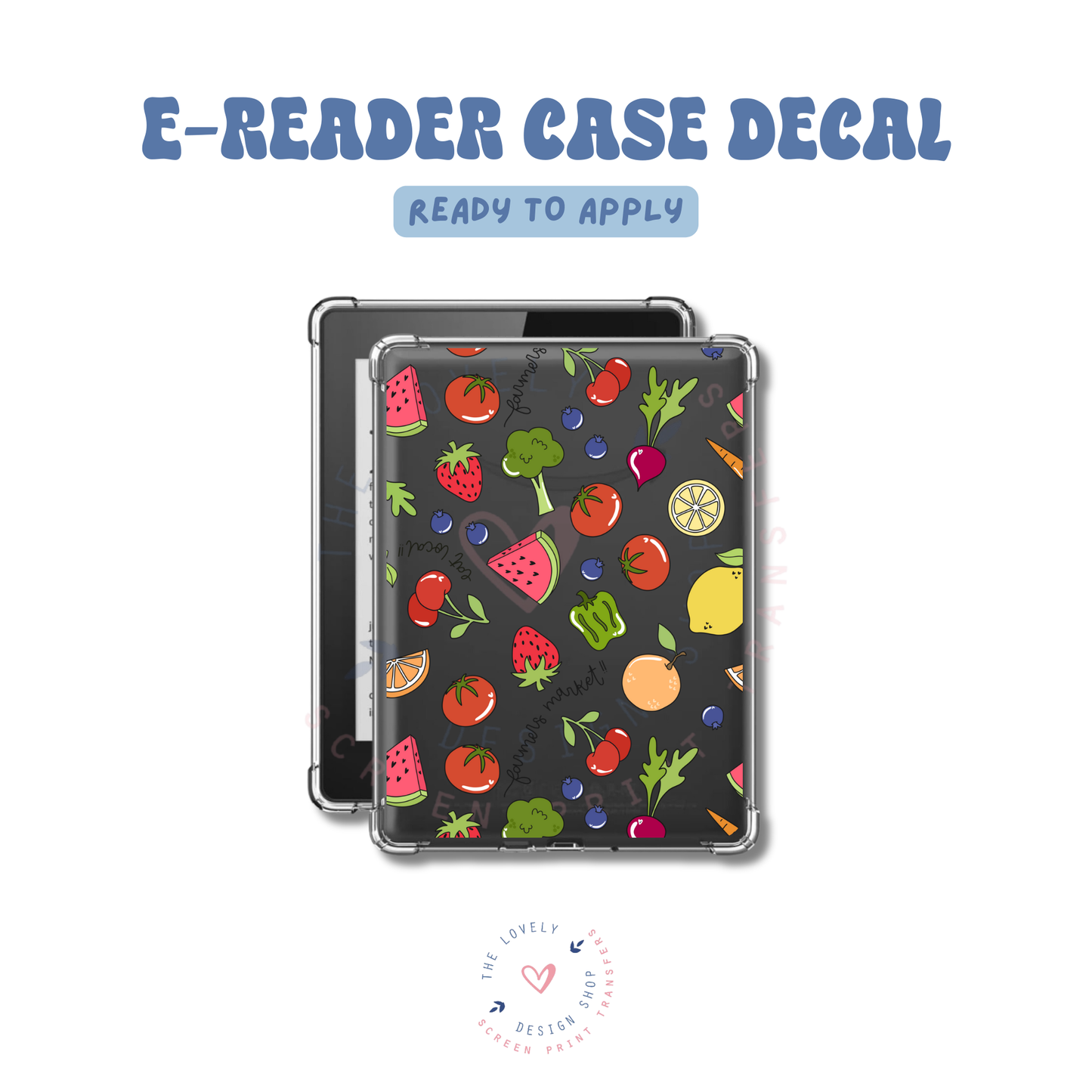 Farmers Market - UV DTF E-Reader Decal - Jan 27