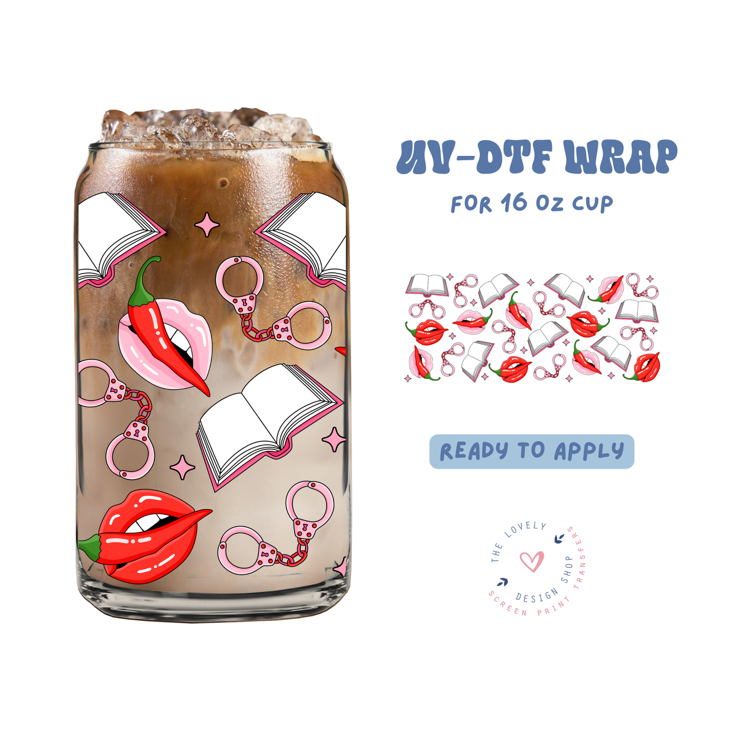 Spice - UV DTF 16 oz Libbey Cup Wrap - Jun 11