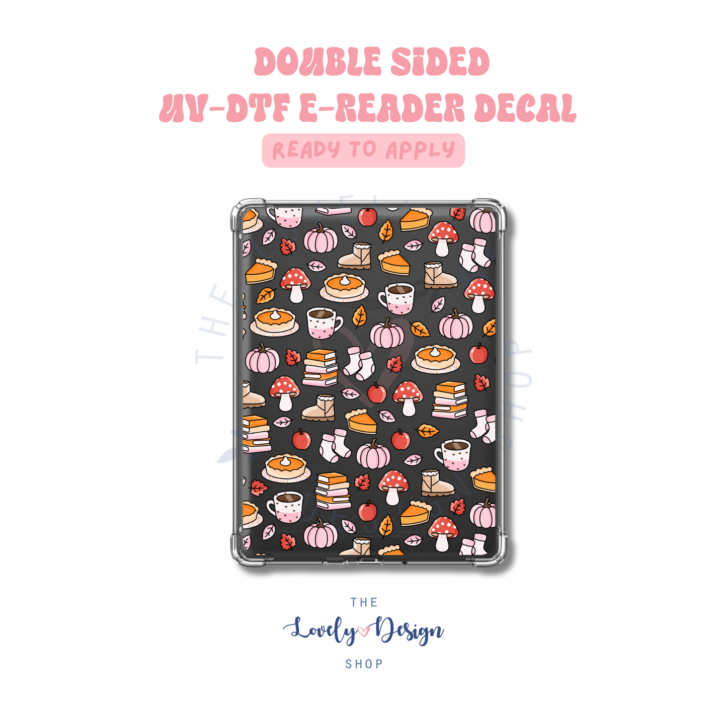 Autumn Treats - UV DTF E-Reader Decal - Aug 8