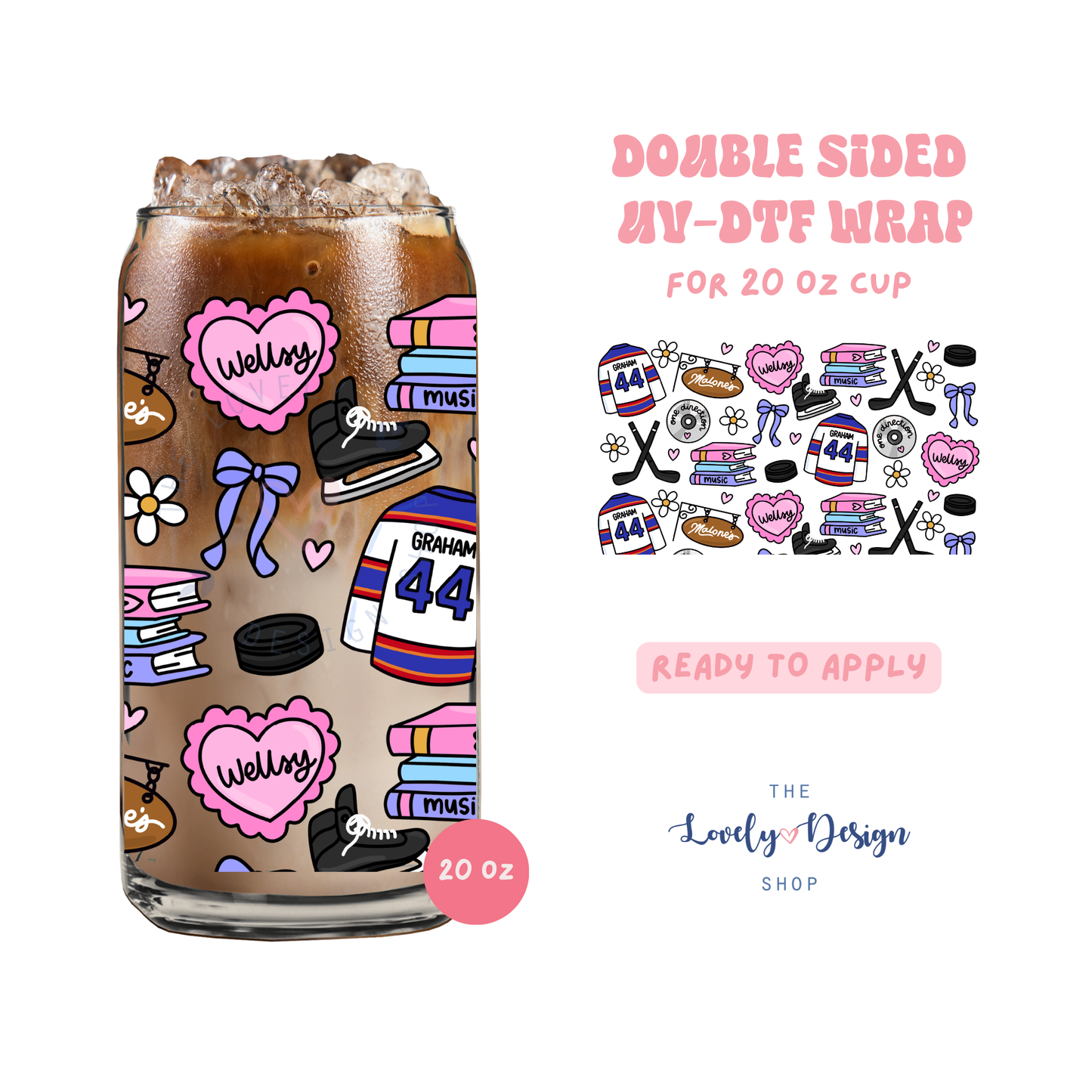 Campus Life 2 - UV DTF 20 oz Libbey Cup Wrap - May 10