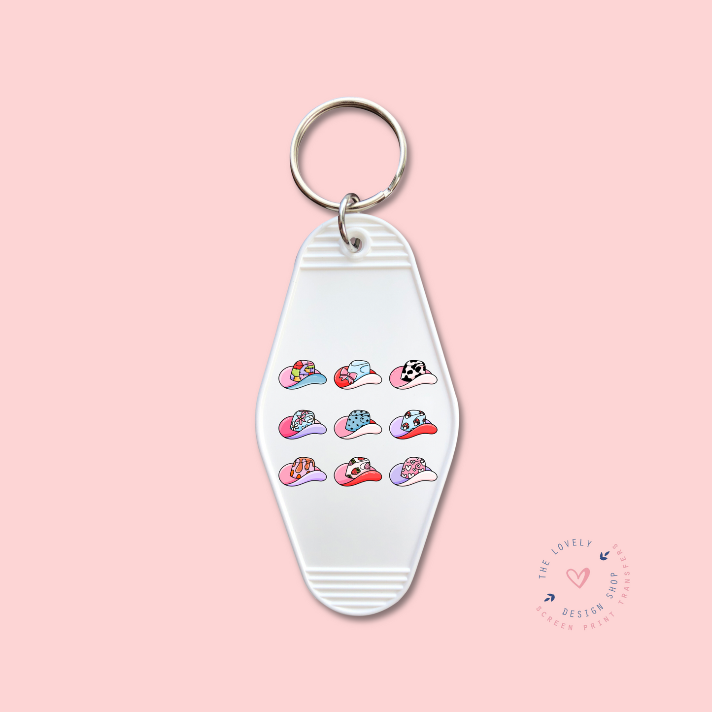 Cowgirl Hats - Keychain UV DTF Decal - Dec 23