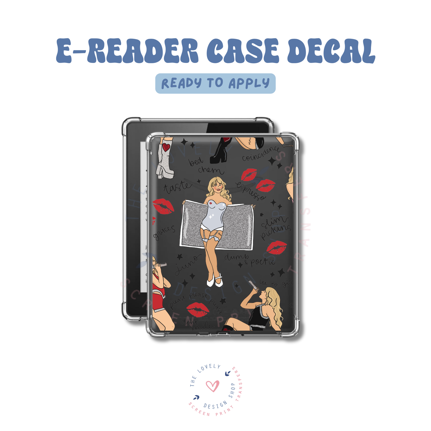 Sabri Short N' Sweet - UV DTF E-Reader Decal - Feb 4