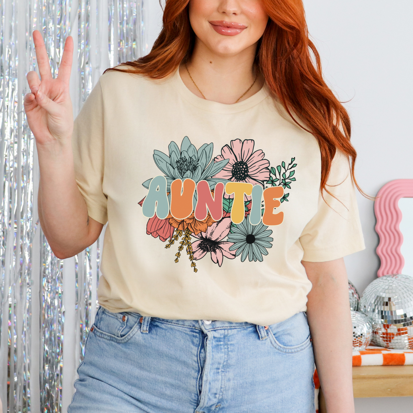 Auntie - FULL COLOR DTF TRANSFER (Ready to Ship)