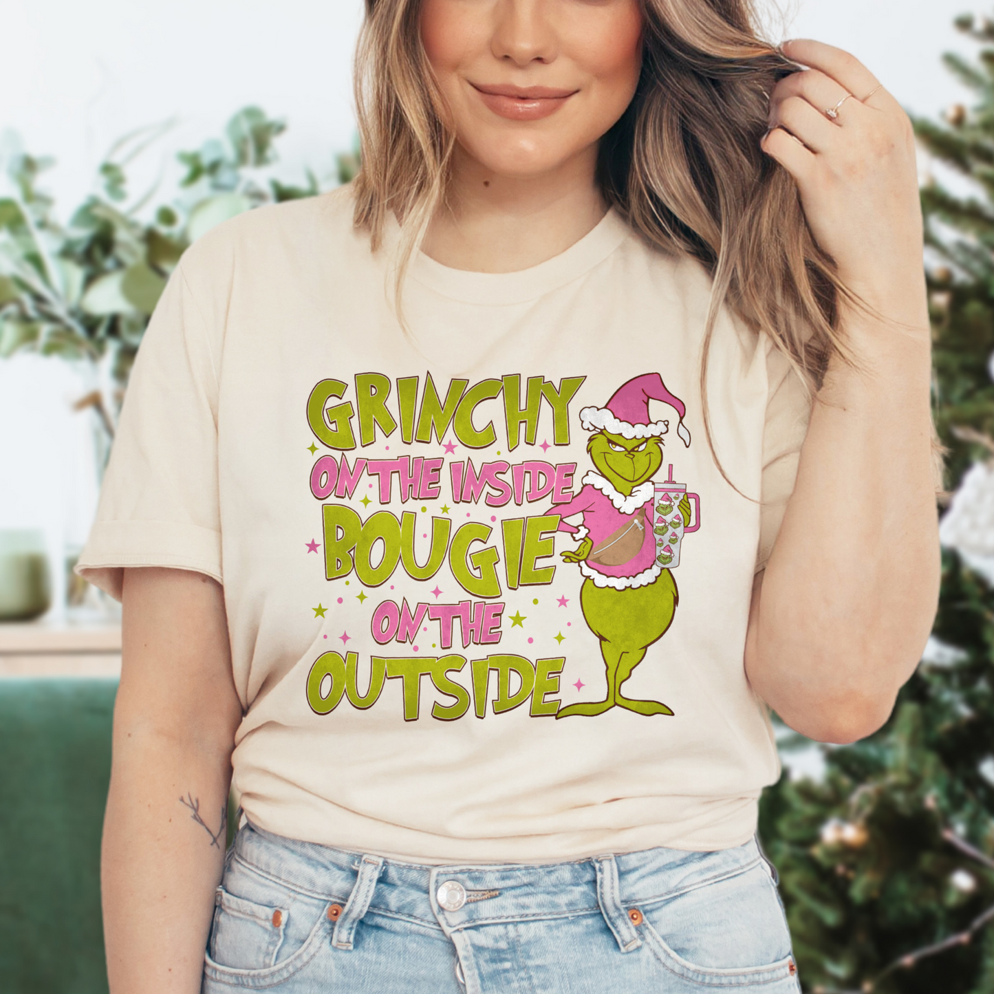 Bougie On The Outside - FULL COLOR DTF TRANSFER (Ready to Ship)
