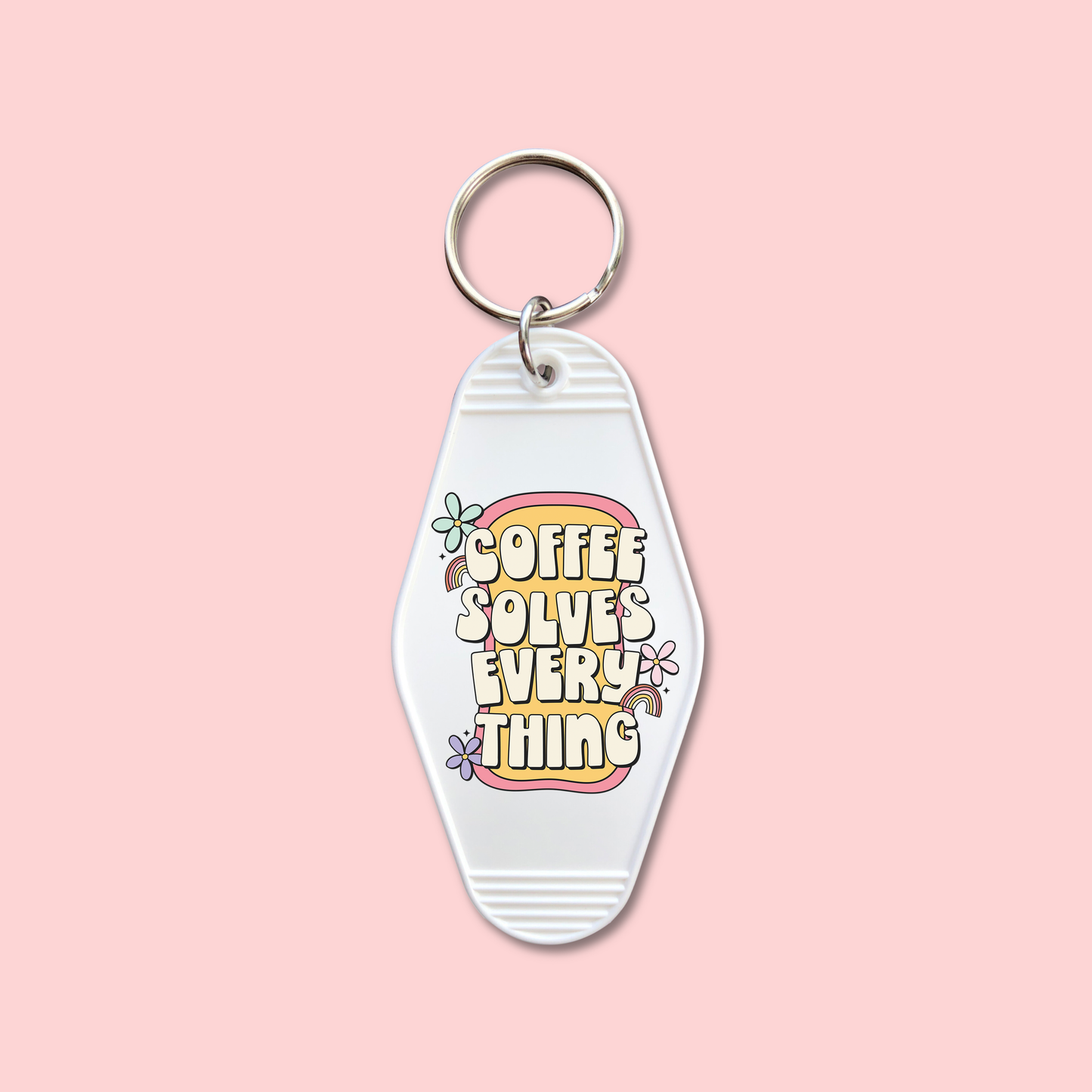 Coffee Solves Everything (Set of 5) - Keychain UV DTF Decal