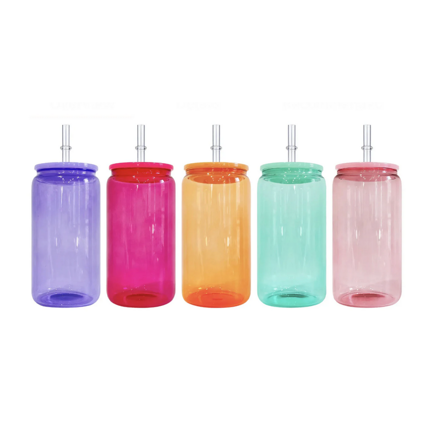 Jelly 16oz Glass Can (Set of 5)