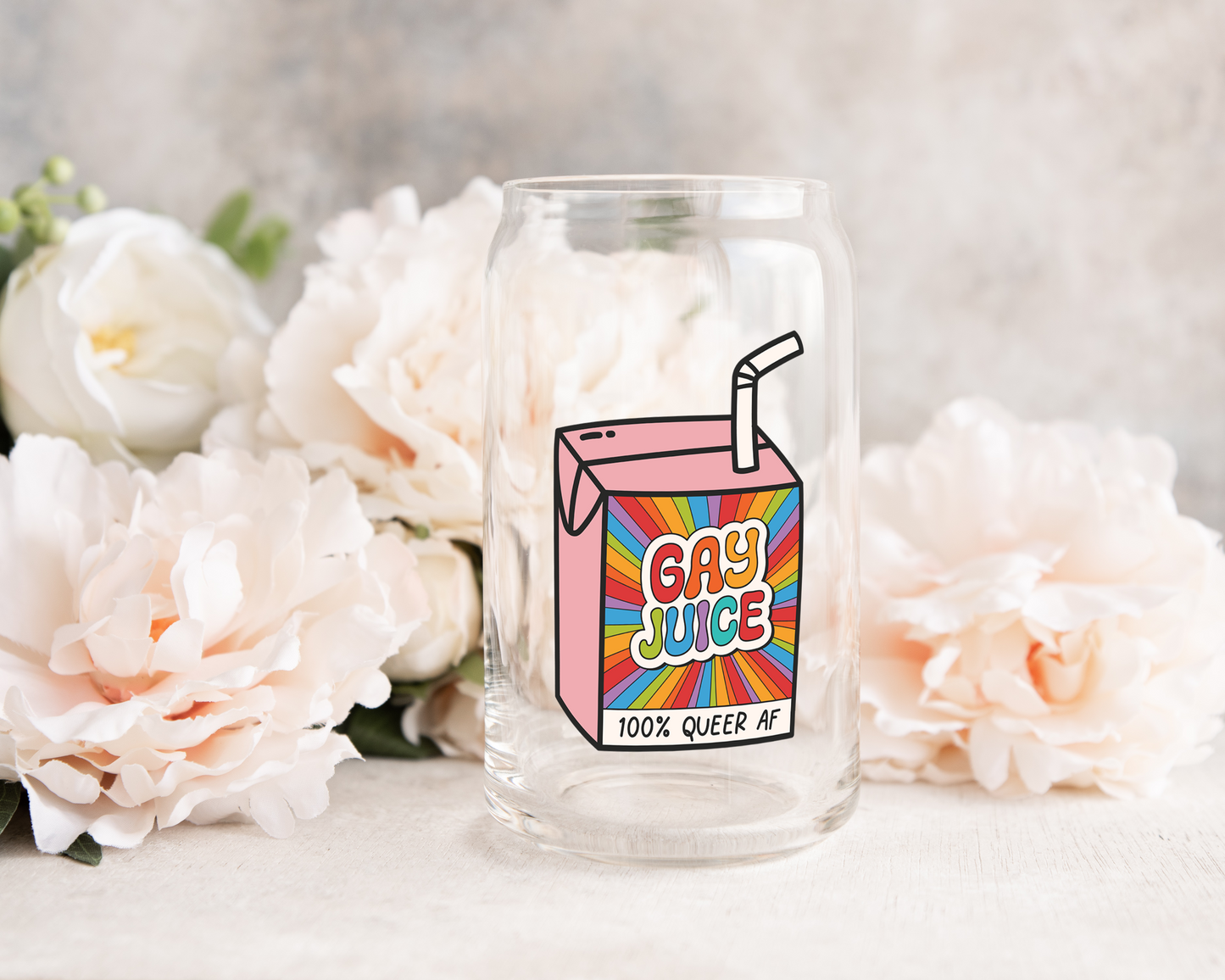 Gay Juice - UV DTF Cup Decal (Ready to Ship)