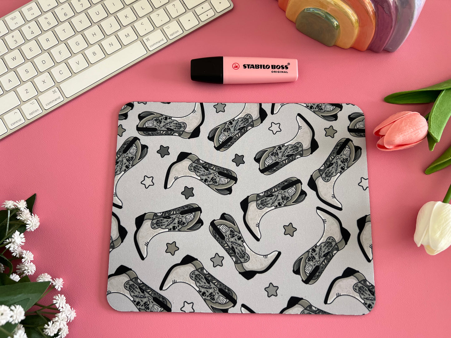 Tortured Cowgirl Boots - Mouse Pad