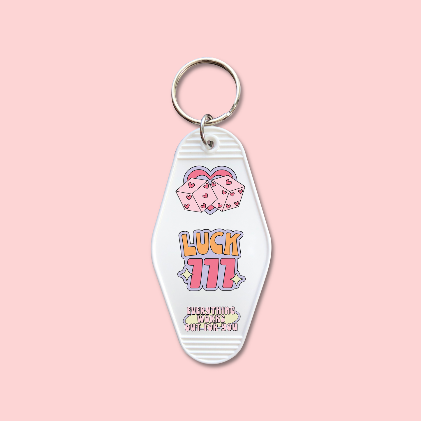 Luck 777 (Set of 5) - Keychain UV DTF Decal