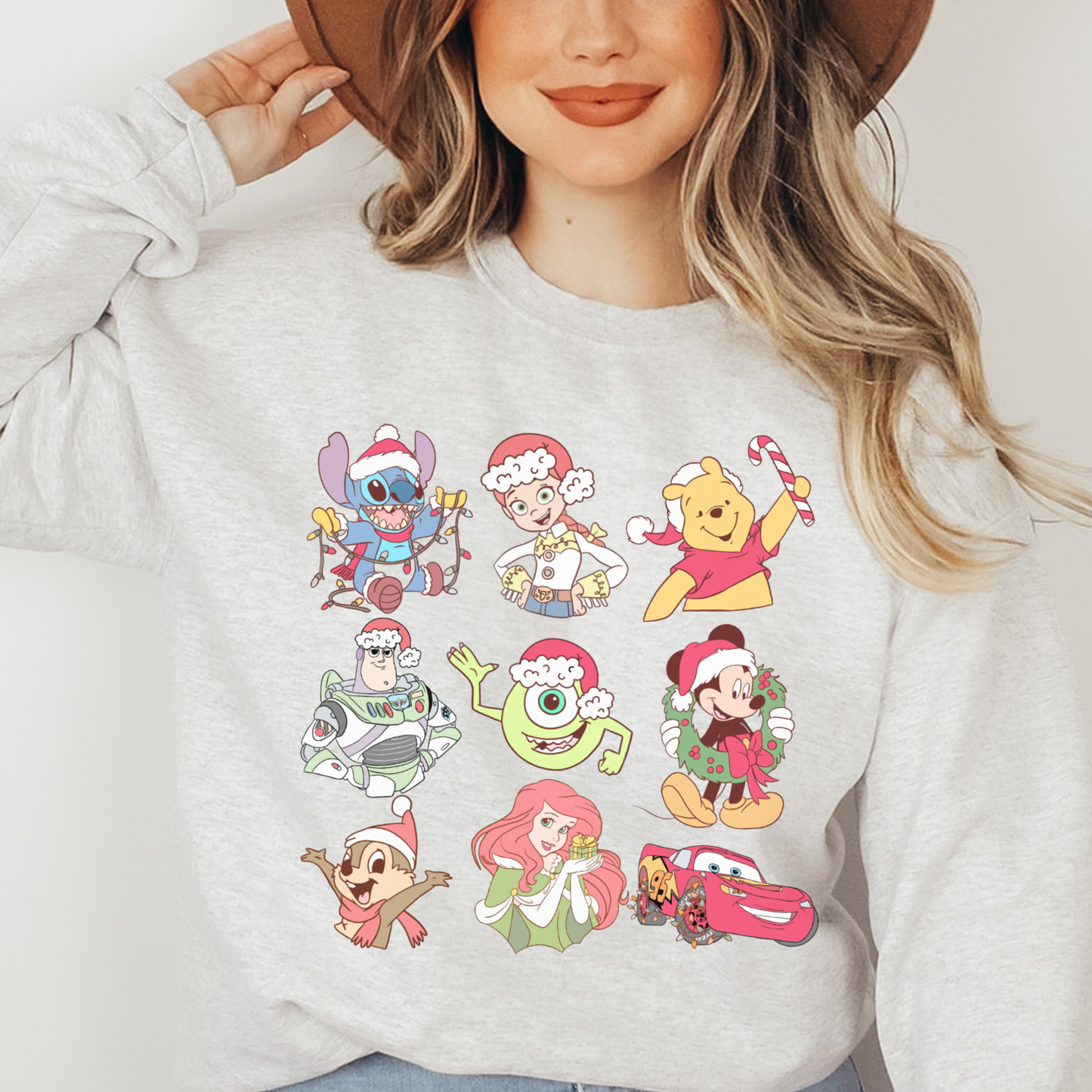 Magical Christmas Characters - FULL COLOR DTF TRANSFER (Ready to Ship)
