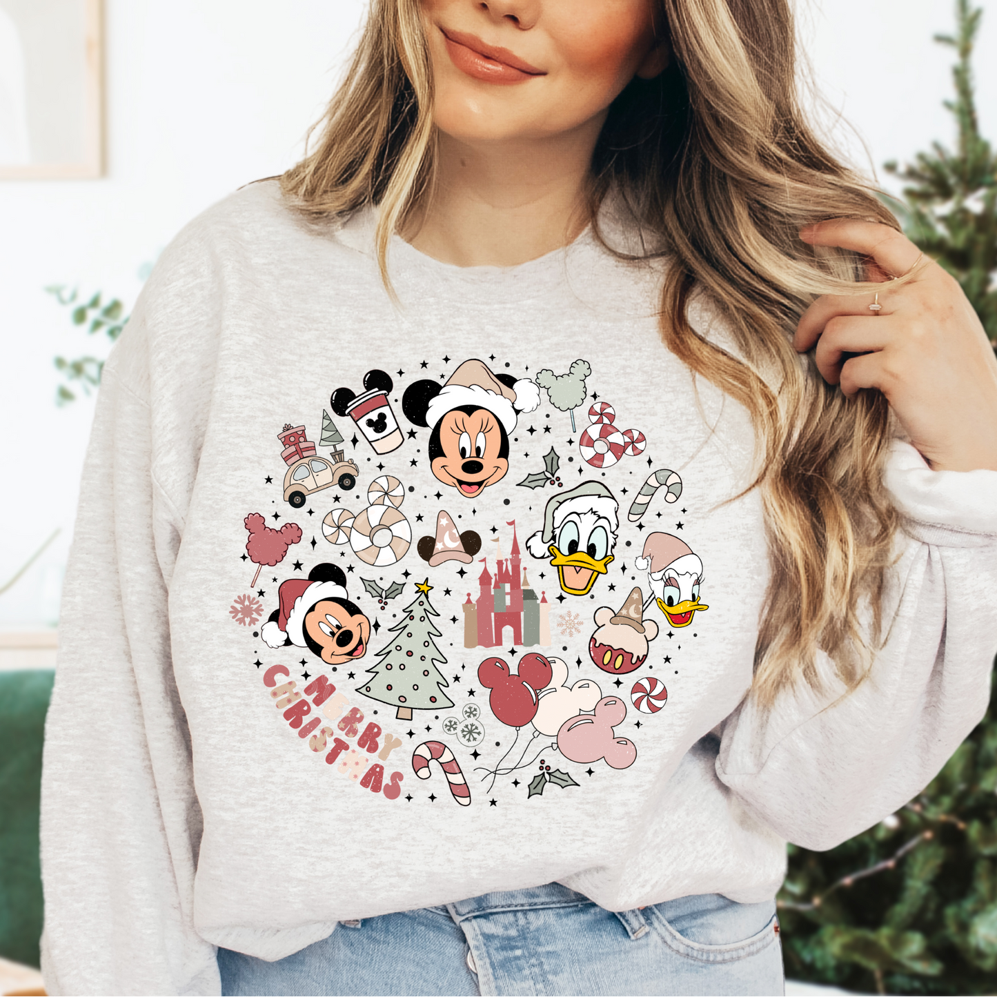 Magical Christmas Mouse and Friends - FULL COLOR DTF TRANSFER (Ready to Ship)