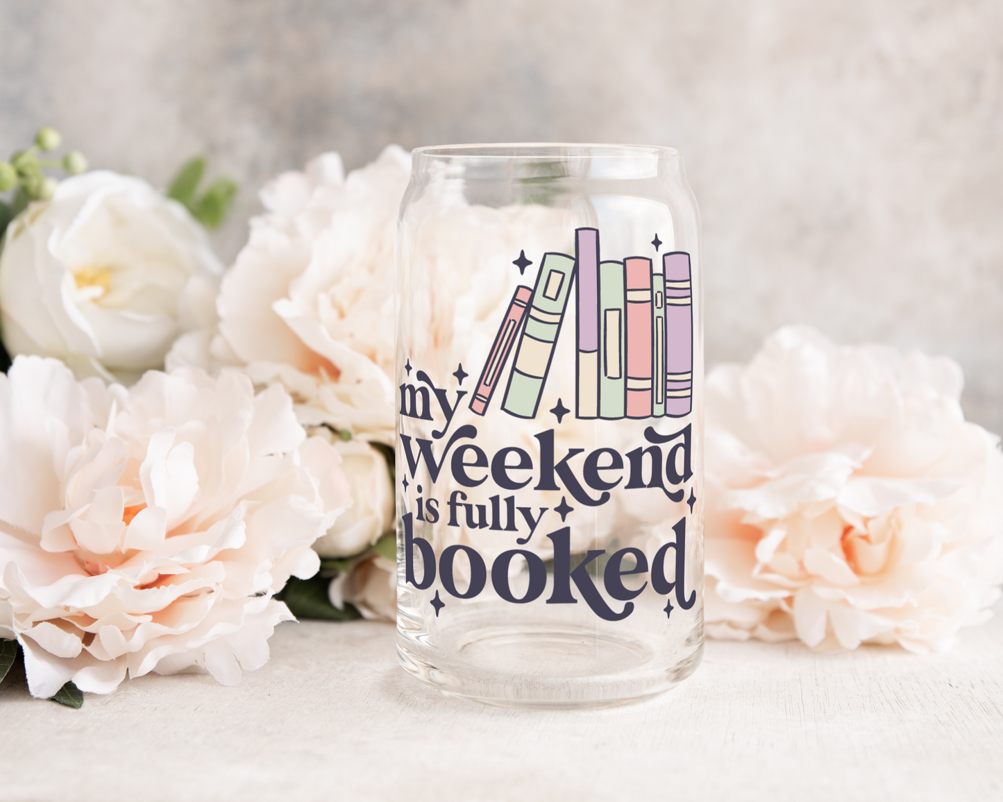 My Weekend is Fully Booked - UV DTF Cup Decal (Ready to Ship)