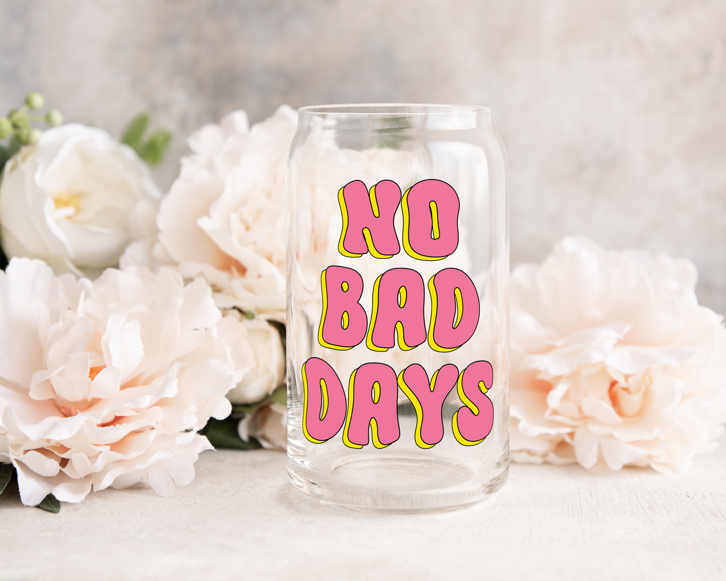 No Bad Days - UV DTF Cup Decal (Ready to Ship)