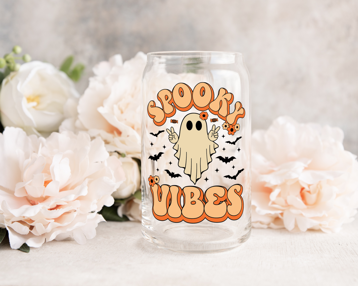 Spooky Vibes - UV DTF Cup Decal (Ready to Ship)