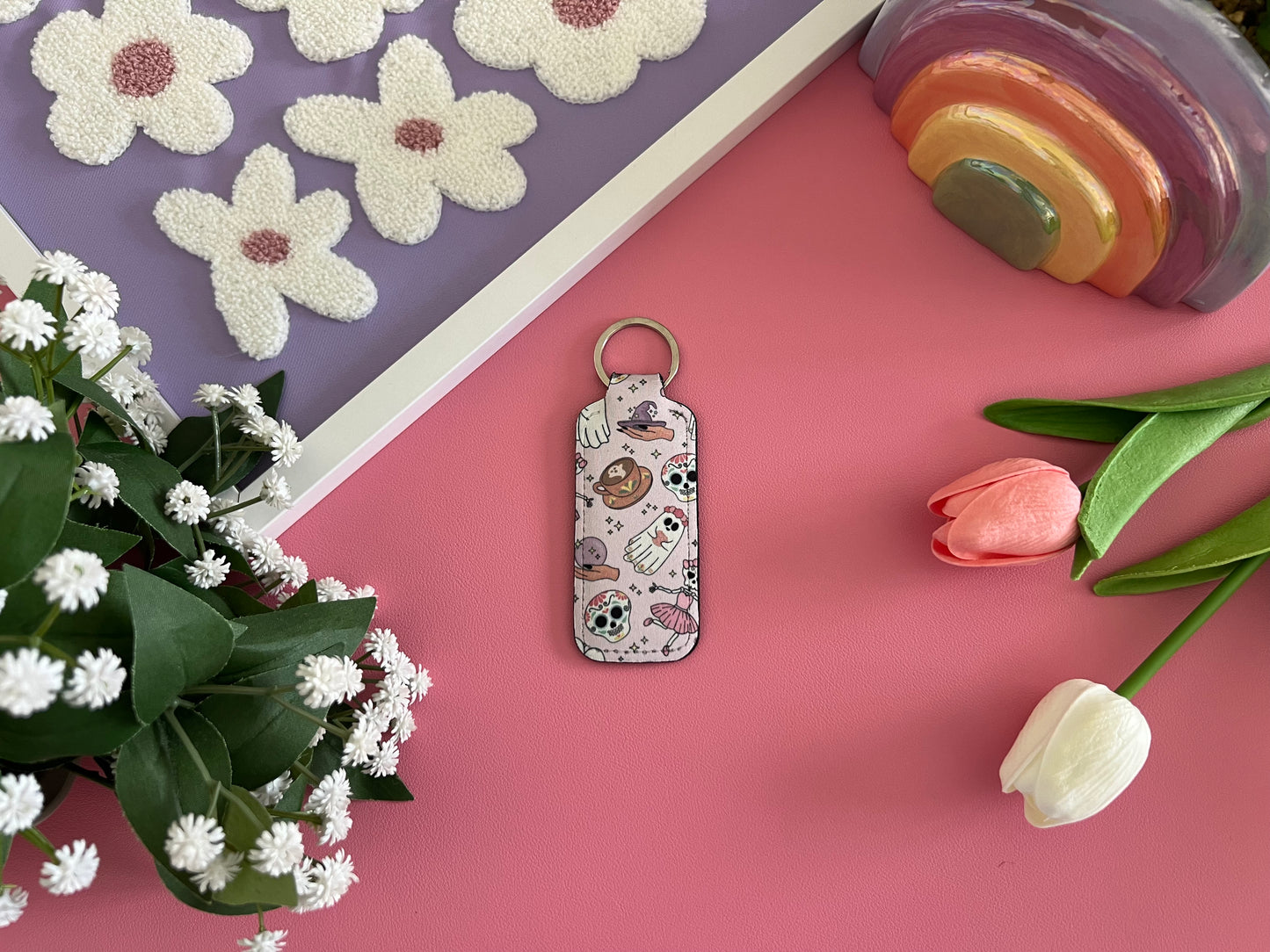 Cute Skellies and Ghosts - Chapstick Holder (Pack of 5)