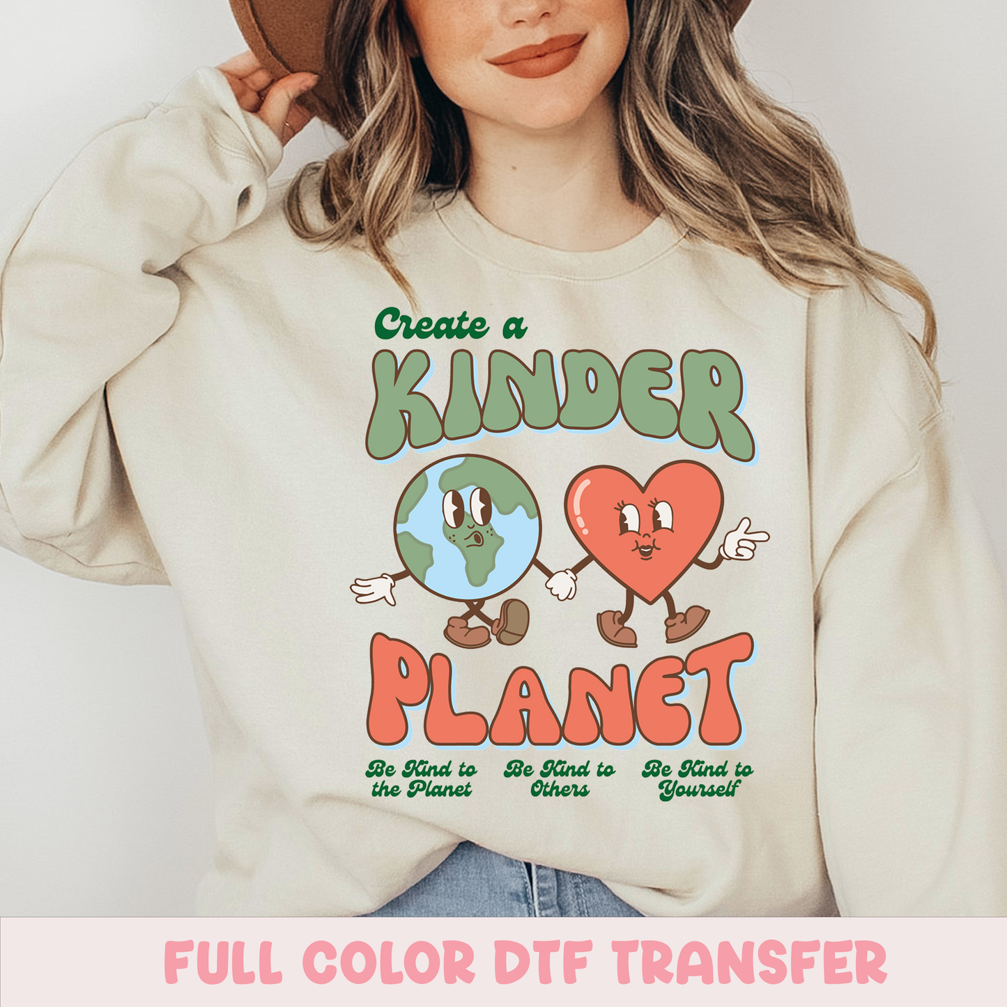 Create a Kinder Planet (PRINT TO ORDER TAT 3-5 DAYS)