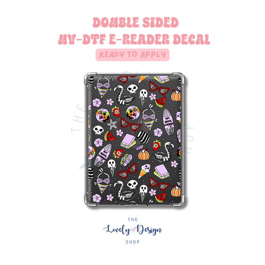 Summerween - UV DTF E-Reader Decal - Aug 8