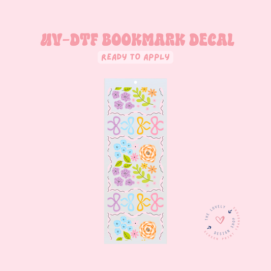 Colorful Pattern - UV DTF Bookmark Decal - Apr 23