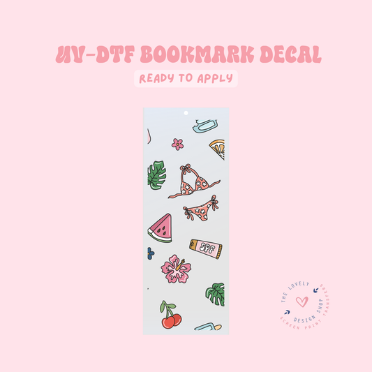 Summer Goods - UV DTF Bookmark Decal - Jun 11