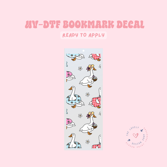 Summer Geese - UV DTF Bookmark Decal - May 2