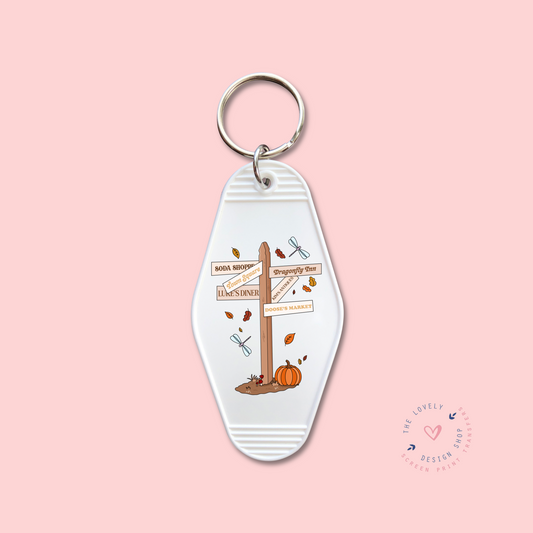 Girls Show Sign Post -  Keychain UV DTF Decal - Aug 19