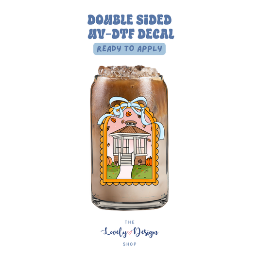 Stars Hollow Gazebo Label - UV DTF Cup Decal - Aug 27