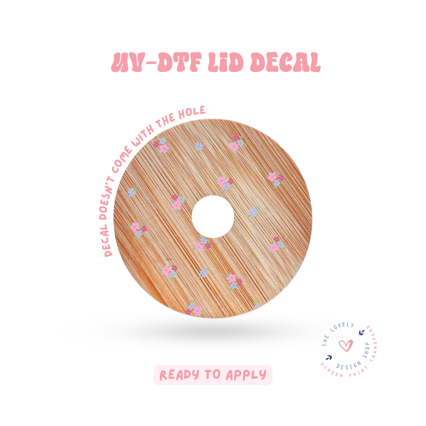 Ditsy Floral - UV DTF Lid Decal - Feb 4