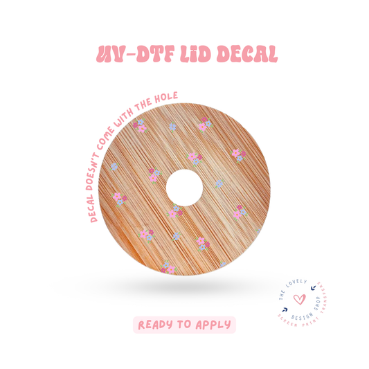 Ditsy Floral - UV DTF Lid Decal - Feb 4