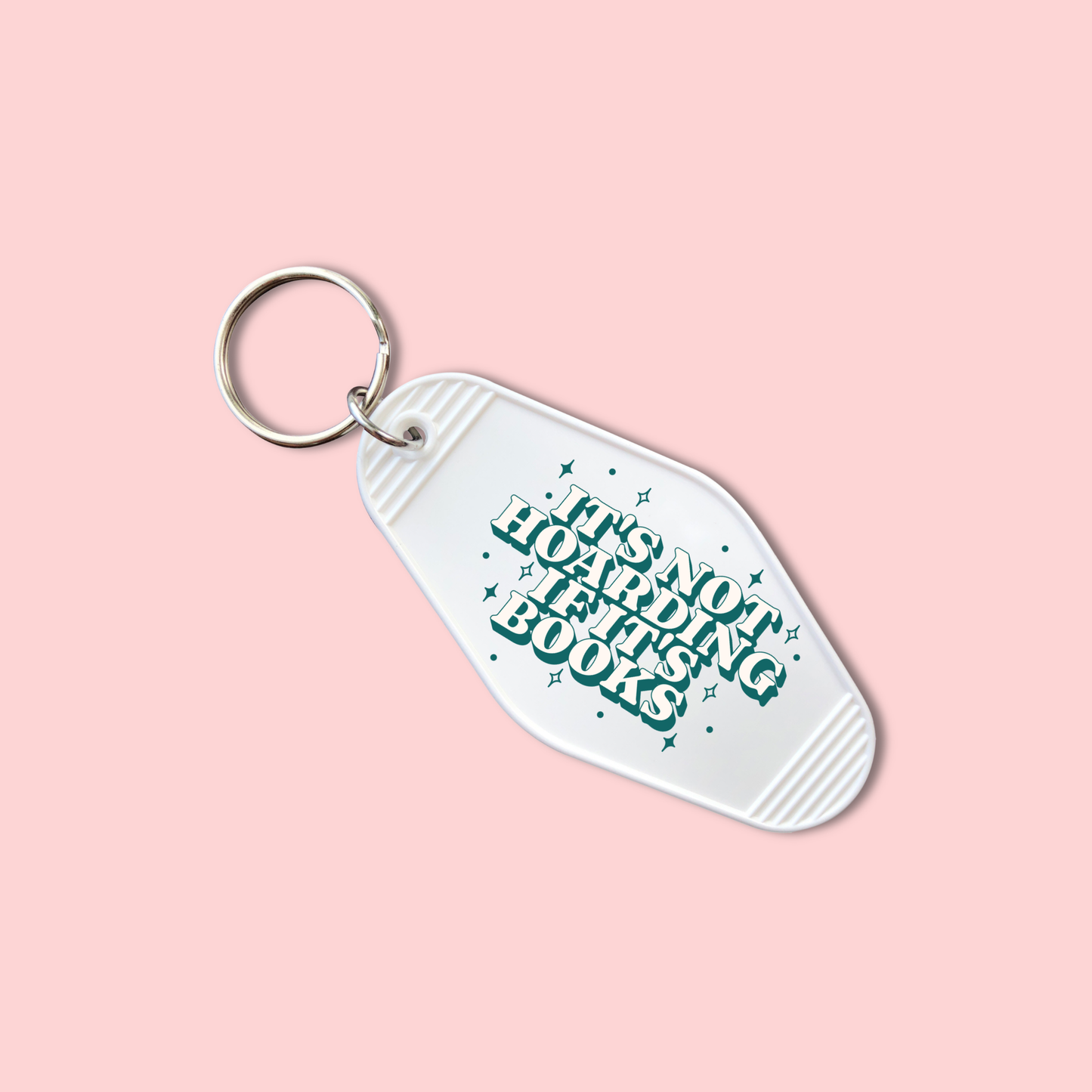 It's Not Hoarding If It's Books (Set of 5) -  Keychain UV DTF Decal - July 15