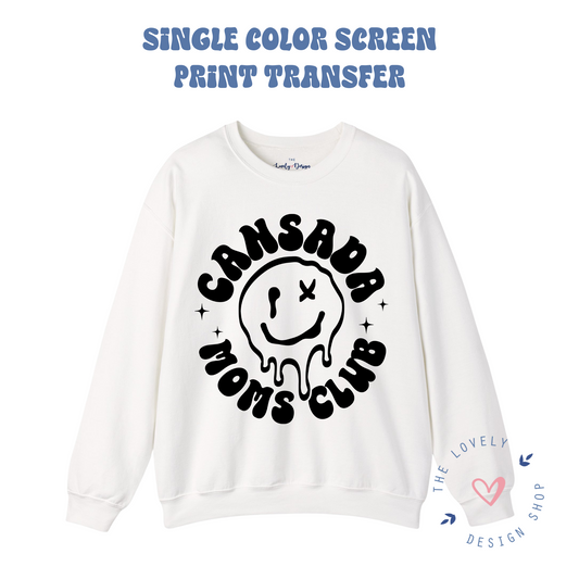 Cansada Moms Club - Screen Print Transfer (RTS)