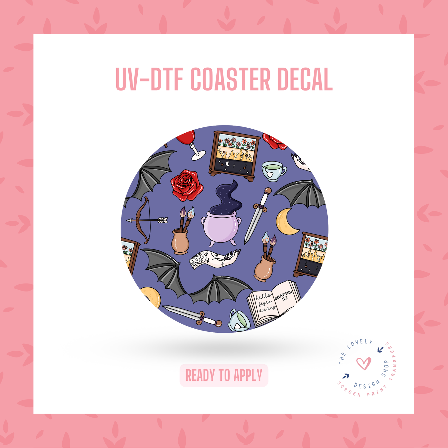 Acotar - UV DTF Coaster Decal - Jan 14